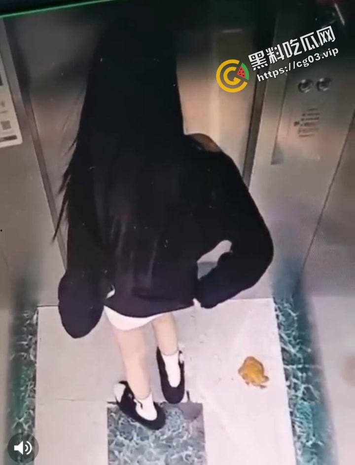 河南驻马店 不文明行为!女子在电梯内排泄 无视监视器淡定离开-5