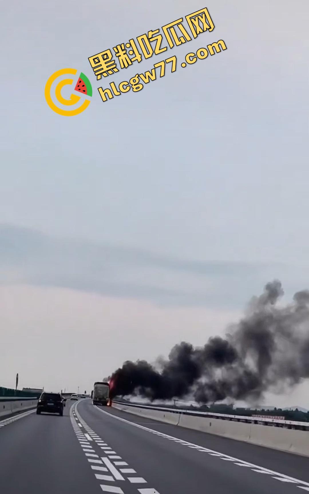 合肥德上高速丰乐河大车因小鸟撞爆油箱可疑引火,司机和消防员被炸飞牺牲!-8