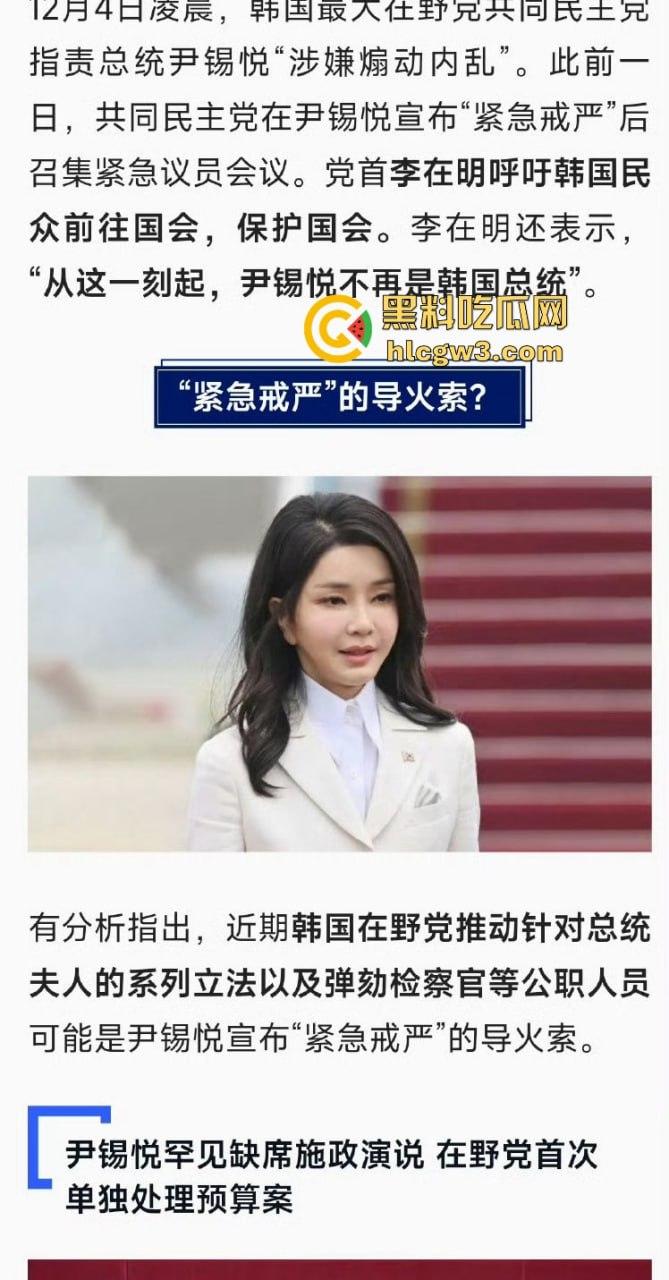 首尔之春恋爱脑总统『 尹锡悦』深夜全国戒严只为护妻子 第一夫人为让他稳住总统宝座睡遍军方高层!-8