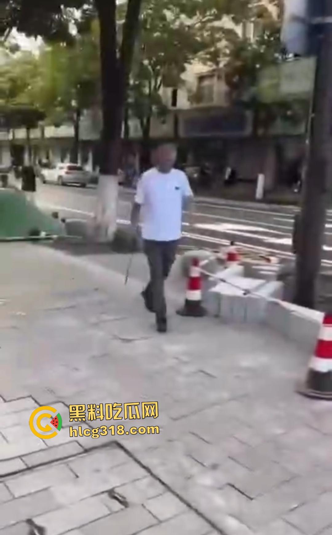 嘉兴斜西街安乐路口四人无故暴打路人!菜刀镰刀梯子狂殴,受害者倒地不起!-8